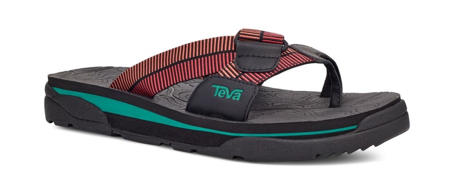 Teva Black-roccoco Red Revive 95 Slide