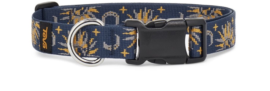 Teva Pasja Ovratnica 25mm Sonce In Luna Insignije Modra