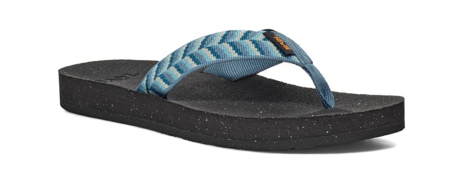Teva Reflip Retro Geometrijsko Modra