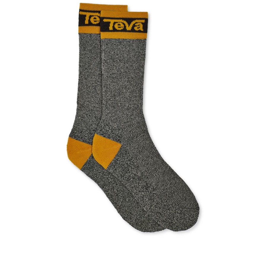 Teva Nogavice Varsity Crew črno-sončnice