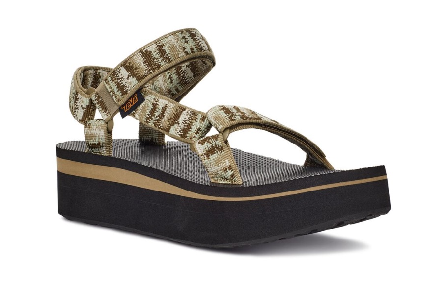 Teva Flatform Univerzalna Iridescenca Oliva